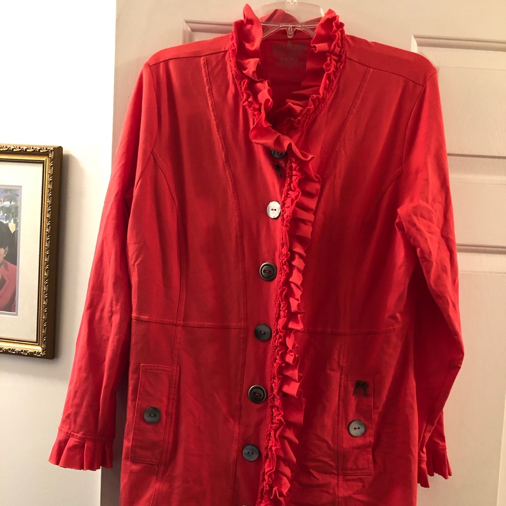 Orange jacket